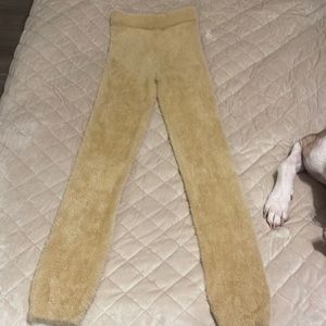 Fuzzy leggings